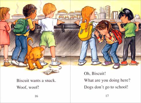 Biscuit Goes to School illustration